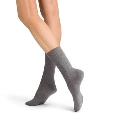 Abbildung von Hudson Damen Socken Air Plush anatomische Sohle Silber 0502 39 42
