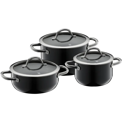 Abbildung von WMF Topf Set &quot;Fusiontec Inspire&quot;, Silargan, (Set, 3 tlg., 2x Fleischtopf mit Deckel 16 cm, 20 1x Bratentopf cm), Made in Germany