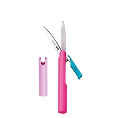 Abbildung von PLUS Japan, Taschenschere in Pink, 13,5 cm Lang