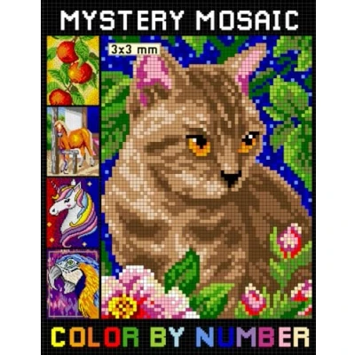 Abbildung von Mystery Mosaic Color by Number: Adult Pixel Art Coloring Book with Hidden Pictures for Relaxation and Stress Relief (Mosaics Number)
