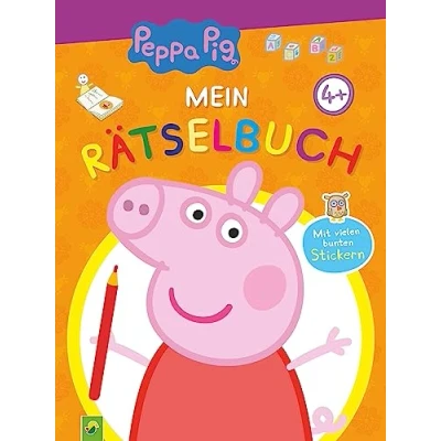Abbildung von Peppa Pig Mein Rätselbuch: Mit vielen bunten Stickern
