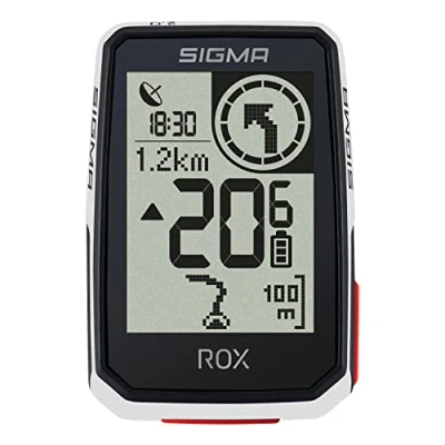 Abbildung von Fahrradcomputer GPS Sigma ROX 2.0 Mit Overclamp Butler Lenkerhalterung Weiß