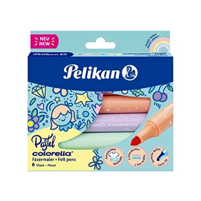 Abbildung von Pelikan 818063 Fasermaler Colorella Pastell 411, 6 Stück
