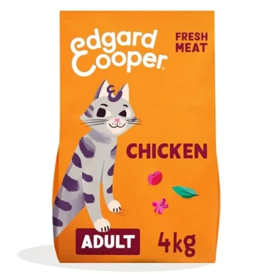 Abbildung von Edgard&amp;Cooper Adult Huhn Katzenfutter 4 kg...