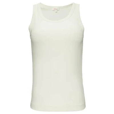 Abbildung von s.Oliver Shirttop Elastisches Top mit Rippstruktur Paspel