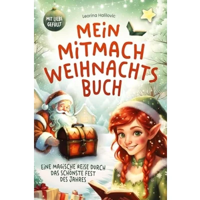 Abbildung von Mein Mitmach Weihnachtsbuch: Eine magische Reise durch die Adventszeit mit Platz für Erinnerungen und Traditionen, Gedichten, Ausmalbildern, ... an den Weihnachtsmann, Weihnachtsliedern