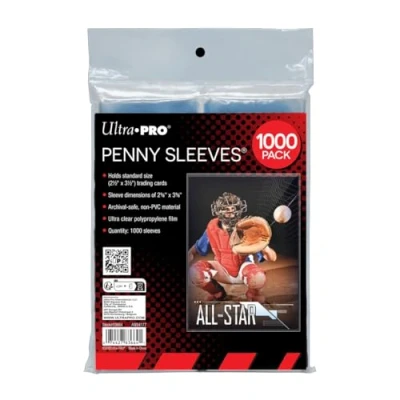 Abbildung von Ultra PRO Soft Trading Card Penny Sleeves 100er Pack Standardgröße (2.5&quot; x 3.5&quot;) Säurefrei &amp; Archivsicher