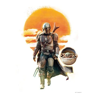 Abbildung von Komar Wandbild &quot;Mandalorian The Child Family Trip&quot;, Disney Star Wars, (1 St.), Kinderzimmer, Schlafzimmer, Wohnzimmer