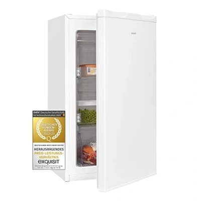 Abbildung von Exquisit Gefrierschrank GS111 330E weissPV Tiefkühlschrank klein 63 L Volumen 4 Sterne Gefrieren 45 cm Breite