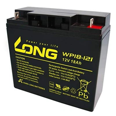 Abbildung von Akku 18Ah 12V AGM WP18 12I zyklenfest Blei Batterie Rasenmäher Rasentraktor Aufsitzmäher Boot Scooter 17Ah 19Ah 20Ah 22Ah 23Ah