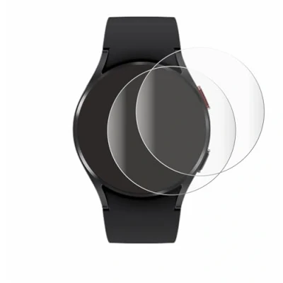 Abbildung von BROTECT 2 Stück Full Cover Schutzfolie für Samsung Galaxy Watch 4 (40mm) Screen Displayschutz Folie [3D Curved, Kristall Klar]