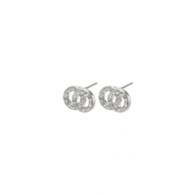 Abbildung von Pilgrim Victoria Recycled STUD Ohrringe, Damen, Größe: One Size, Silver plated