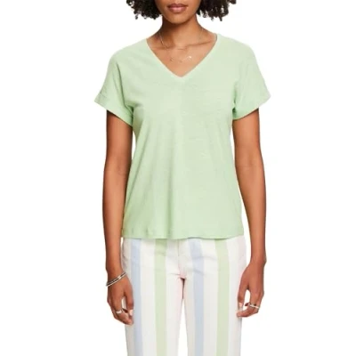 Abbildung von Esprit Tshirt basic, Damen, Größe: Large, Light green