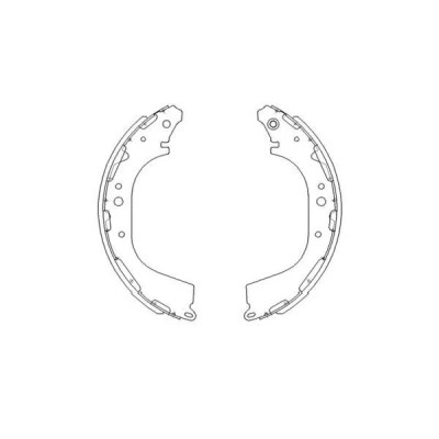 Abbildung von KAVO PARTS KBS 7411 Bremsbacken 295 50 NISSAN: Navara Pickup, Pick Up, Pathfinder 2