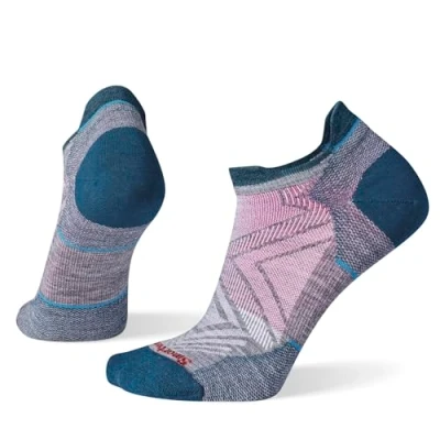 Abbildung von Smartwool RUN ZERO Cushion LOW Ankle Füßlinge, Größe: 34 37, Medium gray