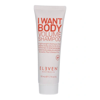 Abbildung von ELEVEN AUSTRALIA I Want Body Volume Shampoo Dieses ist vollgepackt mit natürlichen Proteinen, die dem Haar Körper verleihen, Reisegröße 50 ml