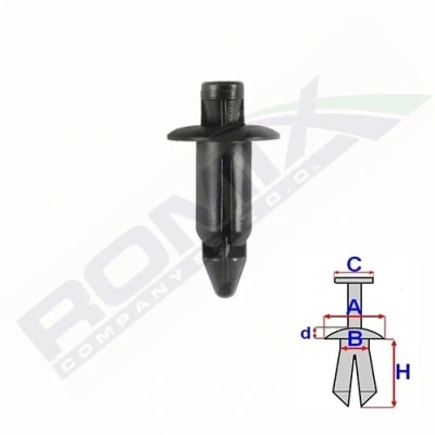 Abbildung von Motorrad Montage Elemente ROMIX ROM C70454