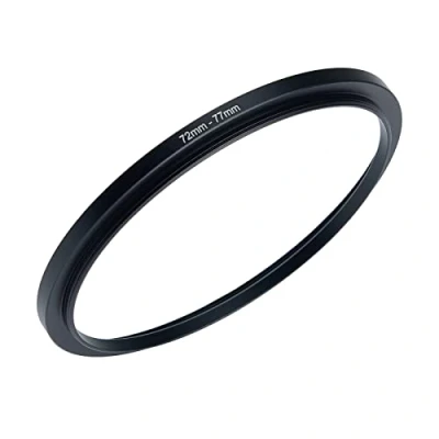 Abbildung von 72 mm auf 77 Kamera Filterring Step Up Ring Filteradapter Metall für alle Marken UV ND CPL Filter