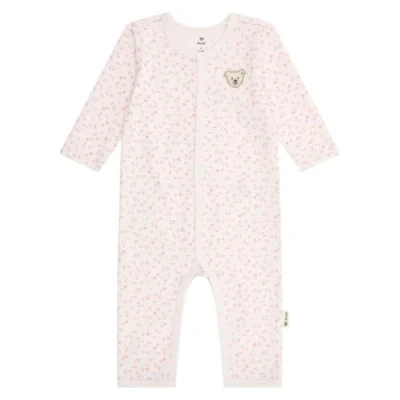 Abbildung von Steiff Strampler Langarm Wellness für Kinder, Größe: 74, Heavenly pink