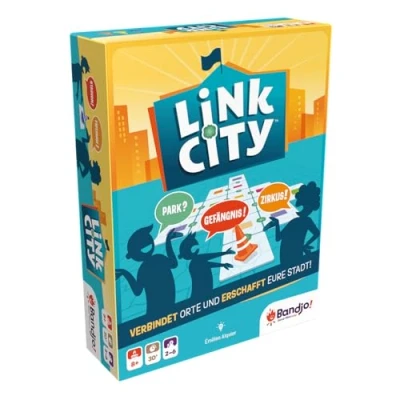 Abbildung von BlueOrange, Link City, Familienspiel, Brettspiel, 2 6 Spieler, Ab 8+ Jahren, 30 Minuten, Deutsch