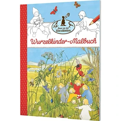Abbildung von Etwas von den Wurzelkindern: Wurzelkinder Malbuch: Mitmachbuch mit Retro Bildern