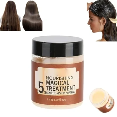 Abbildung von Vikada Nourishing Magical Treatment, 80ml Hair Mask, Repair Cream, 5 Seconds to Restore Soft (1PC)