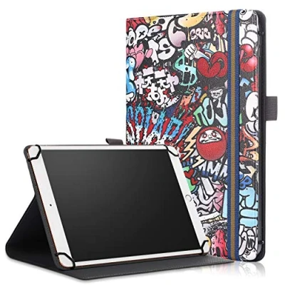 Abbildung von Acelive Universal Hülle für 10 10.1 Zoll Tablet(für TOSCIDO/Padgene/ACEPAD/10.1, LNMBBS/Qimaoo/Dragon Touch/TYD/vankyo 10)