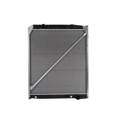 Abbildung von NISSENS 62653A Kühler, Motorkühlung Aluminium 902 810 40 mit Rahmen Kühlrippen gelötet MERCEDES BENZ: ACTROS MP2 / MP3