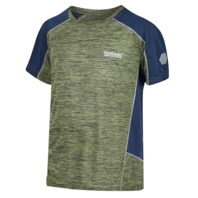 Abbildung von Regatta Kinder Takson II&#039; Active with Airflow Mesh T Shirts/Polo Hemden/Westen, Jeansstoff Electric Lime/Dark, 27 EU 28