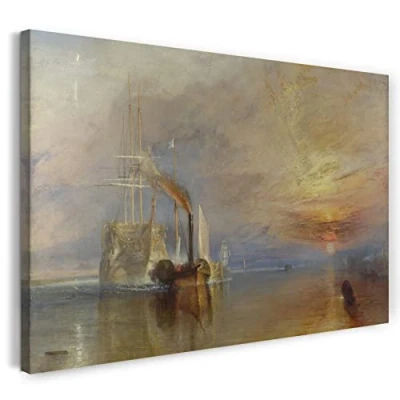 Abbildung von Printed Paintings Leinwand (80x60cm): William Turner The Fighting Temeraire