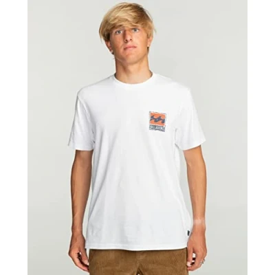 Abbildung von Billabong Stamp Tshirt print, Herren, Größe: Medium, Wht