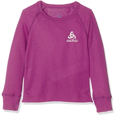Abbildung von Odlo Kinder ACTIVE WARM Baselayer Langarm Shirt, Hyacinth Violet, 104