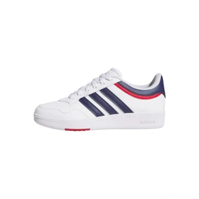 Abbildung von adidas Unisex Kinder Hoops 4.0 Shoes Schuhe, Cloud White Dark Blue Team Power Red 2, 38 EU