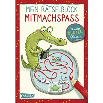 Abbildung von Mein Rätselblock Mitmachspaß: Mit vielen bunten Stickern