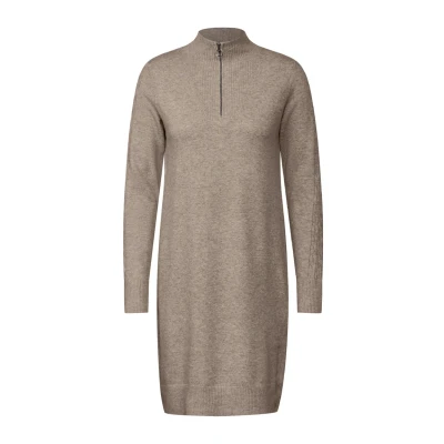 Abbildung von Cecil Kuscheliges Strickkleid, Damen, Größe: XXL, Beige