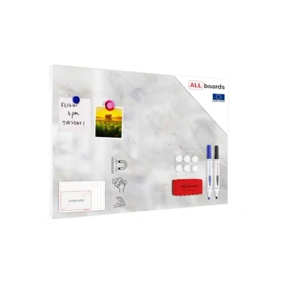 Abbildung von ALLboards Magnettafel Metallische Magnettafel, MetalBoard, MARMOR, 90x60 cm