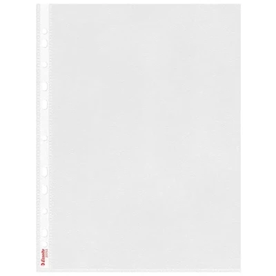 Abbildung von Esselte Standard Prospekthüllen Set, 100 Stück, A4 Format, Farblos mit matter Oberfläche, Obere Öffnung, 0,065 mm PP Folie, 23752
