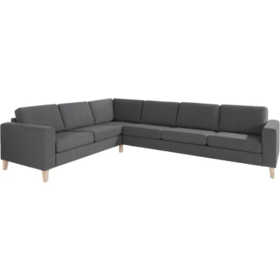 Abbildung von ATLANTIC home collection Ecksofa &quot;Terra L Form&quot;, mit Wellenunterfederung, langer Schenkel links oder rechts montierbar