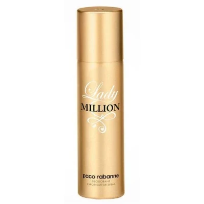 Abbildung von Paco Rabanne Lady Million femme / woman, Deodorant Spray 150 ml, 1er Pack (1 x ml)