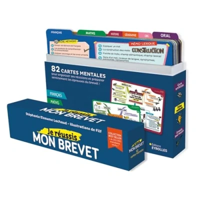 Abbildung von Je réussis mon brevet: 82 cartes mentales pour organiser ses révisions et préparer sereinement les épreuves brevet !