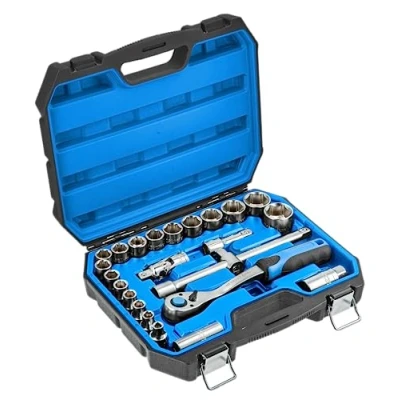 Abbildung von Hogert Technik HT1R410 Werkzeugset 24 8, 10, 11, 12, 13, 14, 15, 16, 17, 18, 19, 21, 22, 24, 27, 30, 32 12,5 (1/2&quot;)