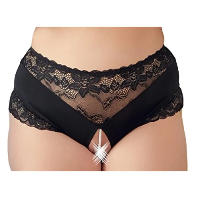 Abbildung von Slip ouvert mit Perlenkette im Schritt