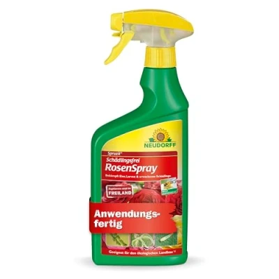 Abbildung von Neudorff Insektenspray Spruzit AF Schädlingsfrei RosenSpray 750 ml, 0,75 l, Anwendungsfertiges Spray zur Bekämpfung von Blattläusen, Spinnmilben und weiteren Schädlingen an Rosen, zugelassen auch für die Anwendung im Freiland