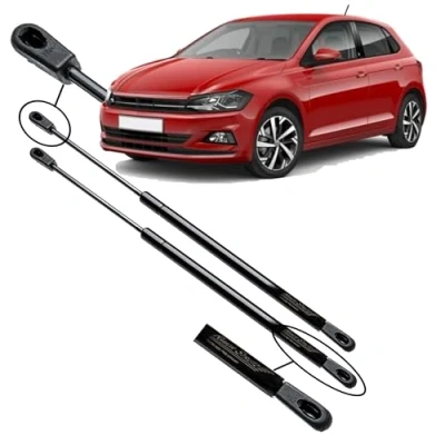 Abbildung von Ramor Strutz 2x Gasfeder Dämpfer Heckklappe Kompatibel mit VW Polo Mk6 2017 2025. Gasdruckfeder Heckklappendämpfer Ersatz für 2G6827550B und Andere.