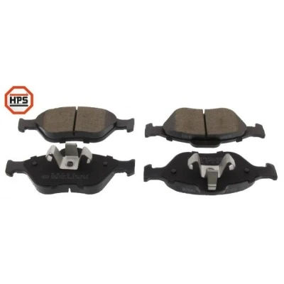 Abbildung von MAPCO 6672HPS Bremsbelagsatz Vorderachse exkl. Verschleißwarnkontakt FORD: FIESTA 5, Fusion Kombi, 4, MAZDA: 2 Hatchback, 121 III Hatchback