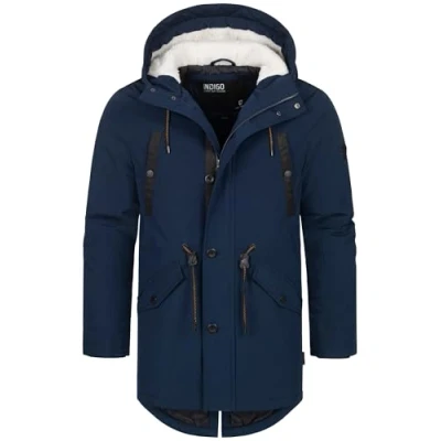 Abbildung von Indicode Jeans Inbenicio Wintermantel, Herren, Größe: Small, Navy