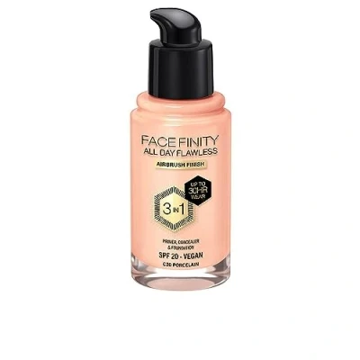 Abbildung von Max Factor Facefinity All Day Flawless 3 in 1 Vegan Foundation 30ml (Various Shades) C30 PORCELAIN
