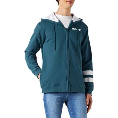 Abbildung von Hurley Herren M Oceancare O&amp;o Fleece Zip Sweatshirt, Nachtblau (Nightshadow), Small
