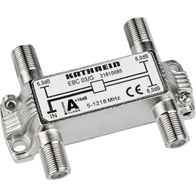 Abbildung von Kathrein EBC 03/G 21610085 Kabel TV Abzweiger 3 Fach 5 1218MHz, Silber