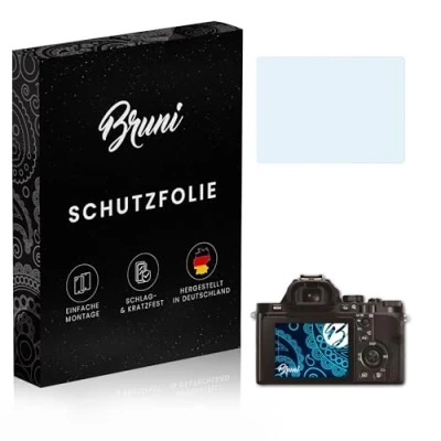 Abbildung von Bruni Schutzfolie kompatibel mit Sony Alpha a7 &amp; a7R a7S ILCE 7 / 7R 7S Folie, glasklare Displayschutzfolie (2X)
